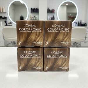 L'Oreal Paris Colorsonic Permanent Hair Color Cartridge Dark Blonde Natural, 7